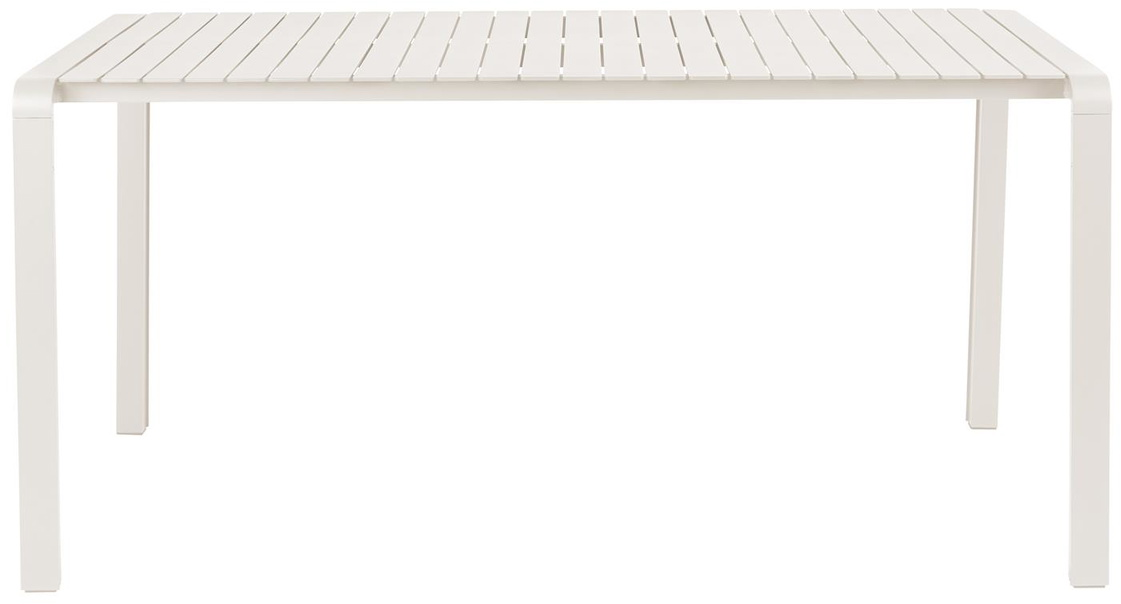 Udendørs Spisebord Zuiver Vondel Pulverlakeret Aluminium Offwhite 168 Havespisebord
