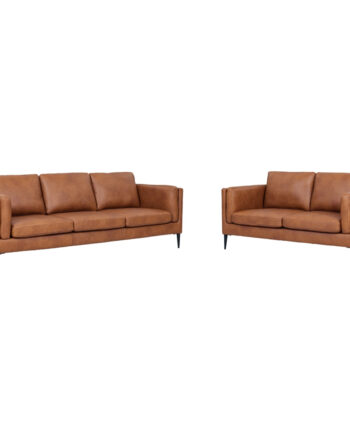 Valencia 2pers Sofa Skarp Pris Cognac Læder