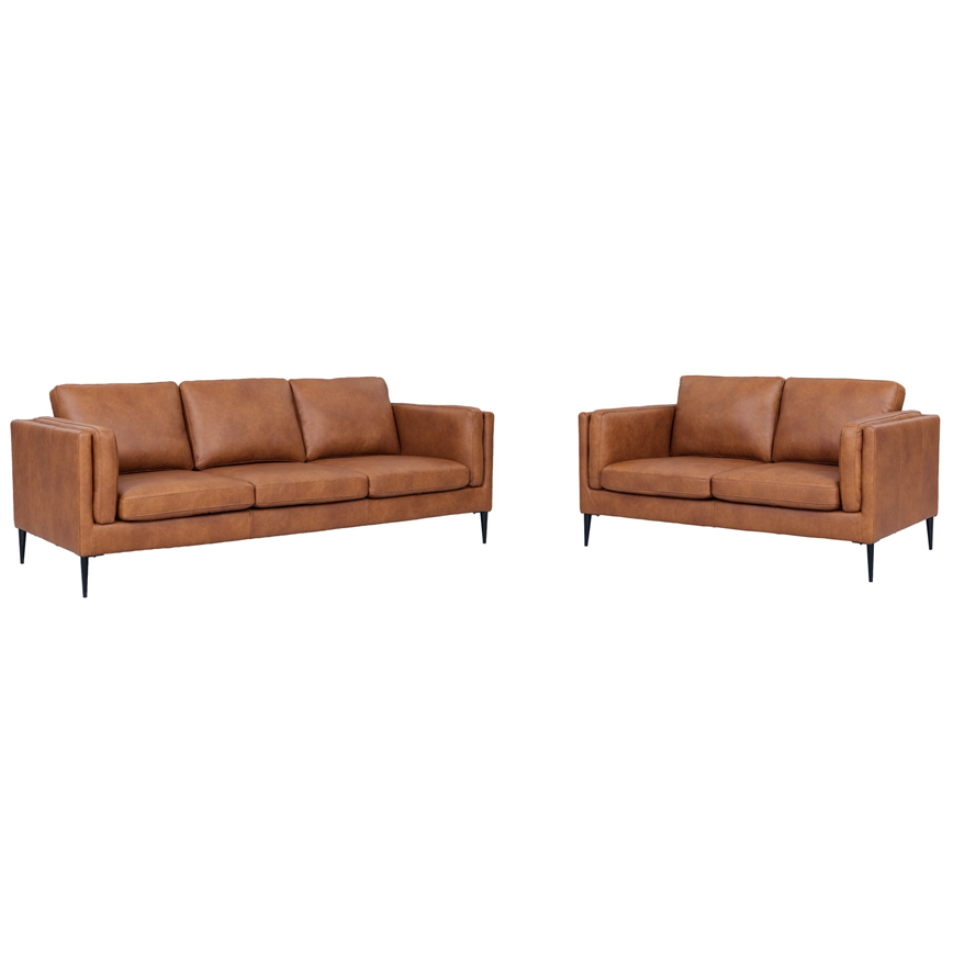 Valencia 2pers Sofa Skarp Pris Cognac Læder