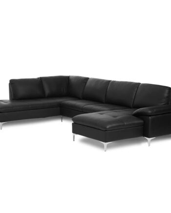 Valencia Sofa Sort Læder