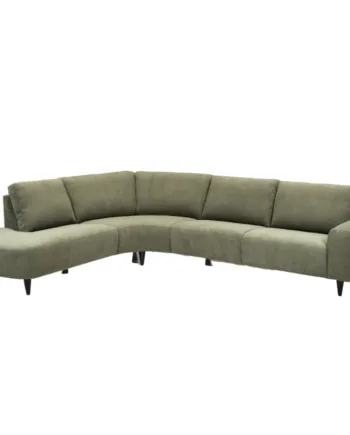 Venstrevendt Open End Sofa  Hals Sofa Mørkegrøn Stof