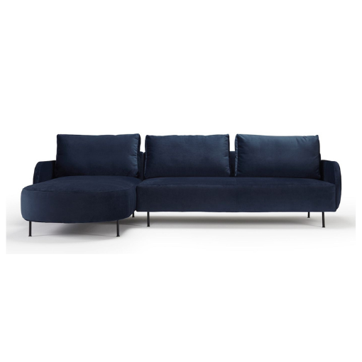 Vinterhavn Sofa Pers Sofa Blå Velour