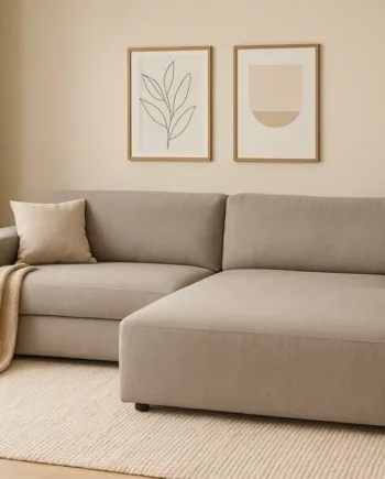 Willard Personers Sofa Chaiselong  Beige Stof