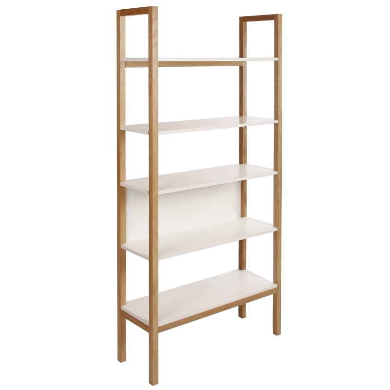 Woodman Farringdon Reol Egetræ 90x32x185
